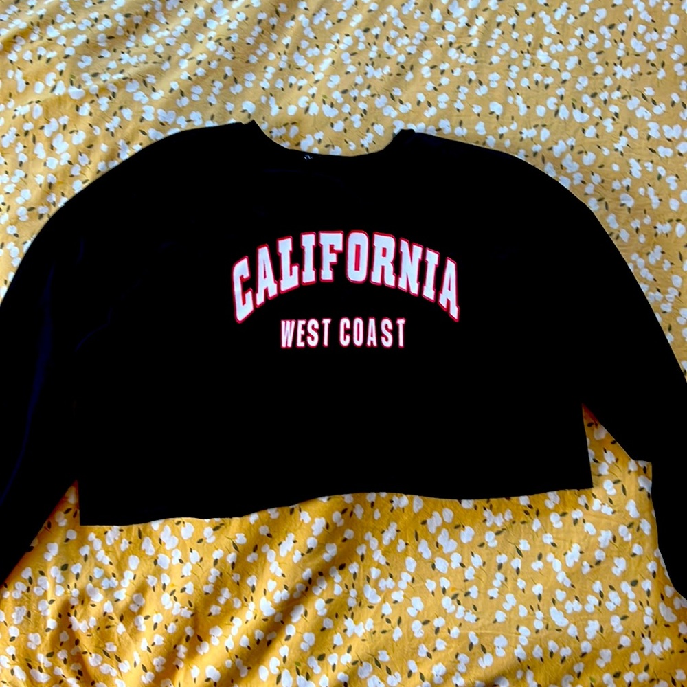 Long sleeve crop top